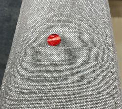 Open Box: Westwood Square Arm Deep Seat Right Armchair - Performance Rustic Linen Parchment