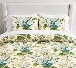 Open Box: Zoie Floral Printed Duvet Cover, King/Cal. King - Blue/Green Multi