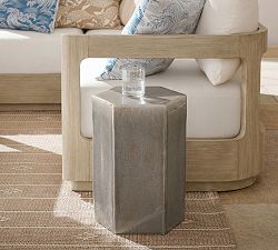 Croft Ceramic Outdoor Side Table (12"-15")