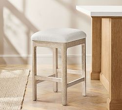 Aptos Backless Upholstered Counter Stool