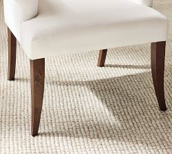 PB Comfort Roll Upholstered Dining Armchair