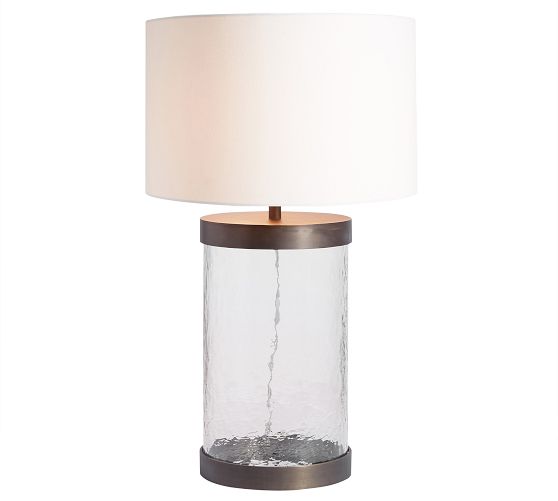 Murano Metal & Glass Table Lamp (24"-31")