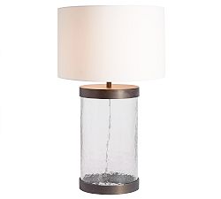 Murano Metal &amp; Glass Table Lamp (24"-31")