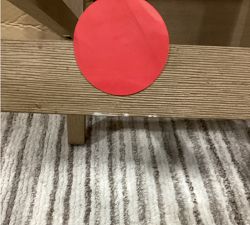 Open Box: Classic Upholstered Counter Stool (24") - Sunbrella Performance Herringbone Oatmeal, Seadrift