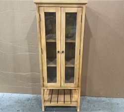 Open Box: Rustic Reclaimed Wood Storage Cabinet - Wax Pine