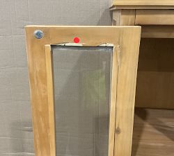 Open Box: Rustic Reclaimed Wood Storage Cabinet - Wax Pine