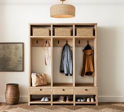 Bermuda Rattan Round Flush Mount (12"-24")