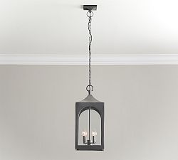 Caleb Metal Indoor/Outdoor Lantern Pendant (11")