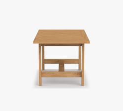Malibu Teak Rectangular Extendable Outdoor Dining Table (75"-104")