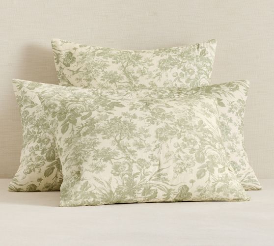 Sorrel Toile Comforter Shams by Pottery Barn