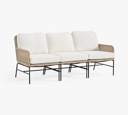 Tulum Wicker 3-Piece Outdoor Sofa (72")