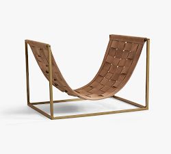 Vail Suede Fireplace Log Holder