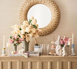 Botanical Bunny Stoneware Tiered Stand