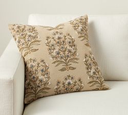 Desiree Floral Embroidered Pillow Cover