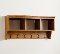 Heritage Farmhouse Entryway Wall Shelf