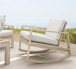 Indio Eucalyptus Rocking Outdoor Lounge Chair