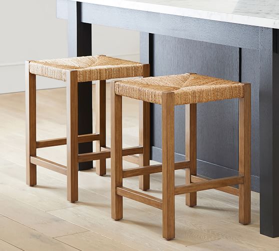 Malibu Woven Backless Stool