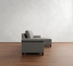 Cameron Roll Arm Reversible Chaise Sleeper Sectional (89")