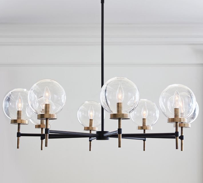 Camryn Glass Globe Round Chandelier (36
