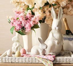 Handcrafted Terracotta Bunny Sculptures