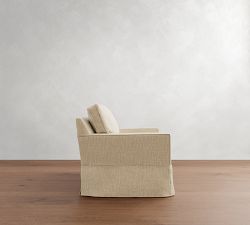 Buchanan Square Arm Slipcovered Sleeper Sofa  (54")