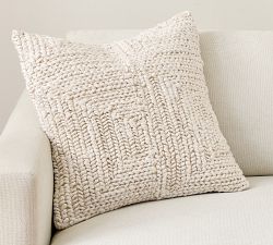 Braided Jute Pillow Cover