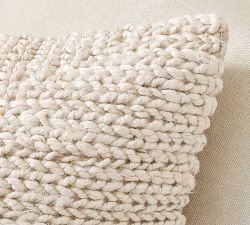 Braided Jute Pillow Cover