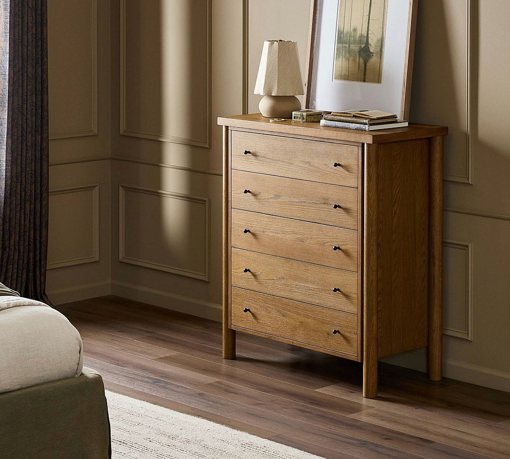 Grover 5-Drawer Tall Dresser (40") by Pottery Barn