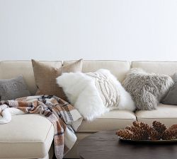 Lodge Plaid Sherpa Back Throw