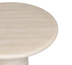 Cardinal Round Concrete End Table (22")