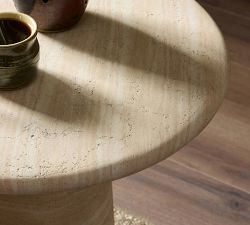Cardinal Round Concrete End Table (22")