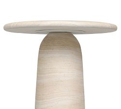 Cardinal Round Concrete End Table (22")