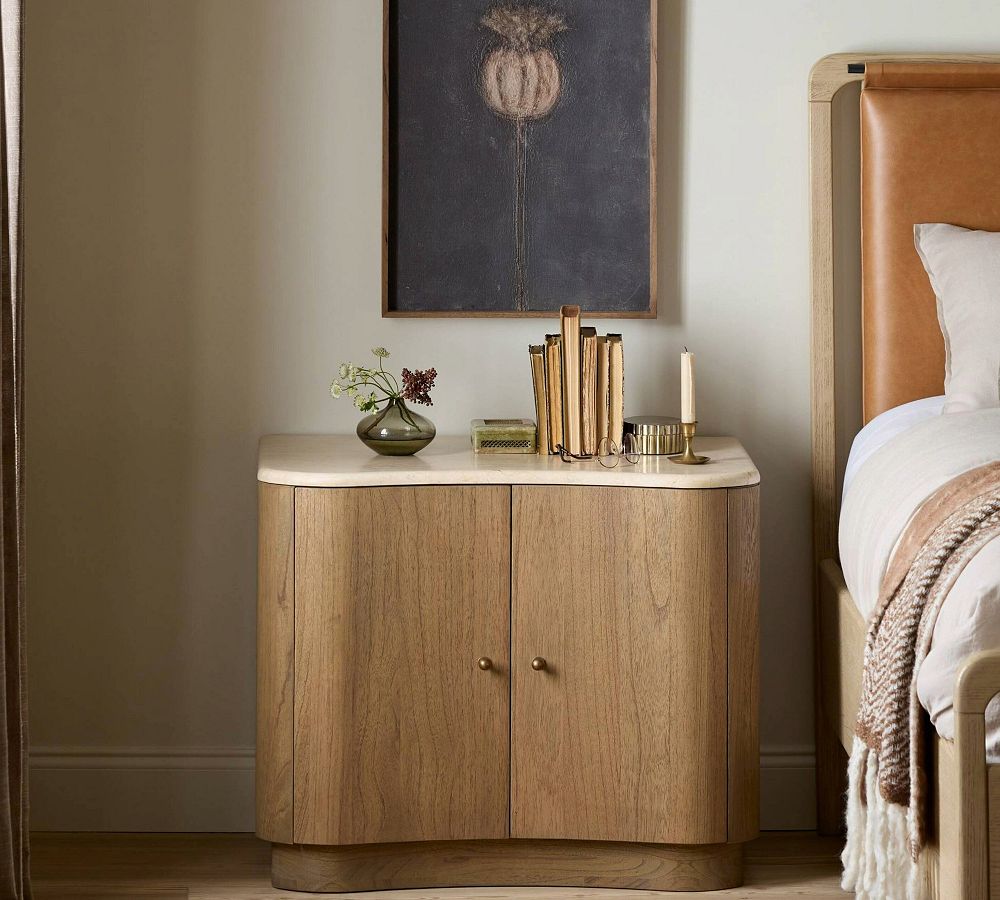 Chandon Marble Nightstand (31") by Pottery Barn