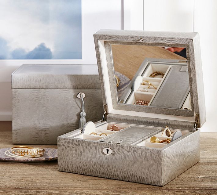 Mckenna Personalized Jewelry Box | Pottery Barn