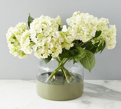 Open Box: Color Block Glass Mason Jar Vase Collection