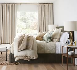 Raleigh Square Upholstered Platform Bed