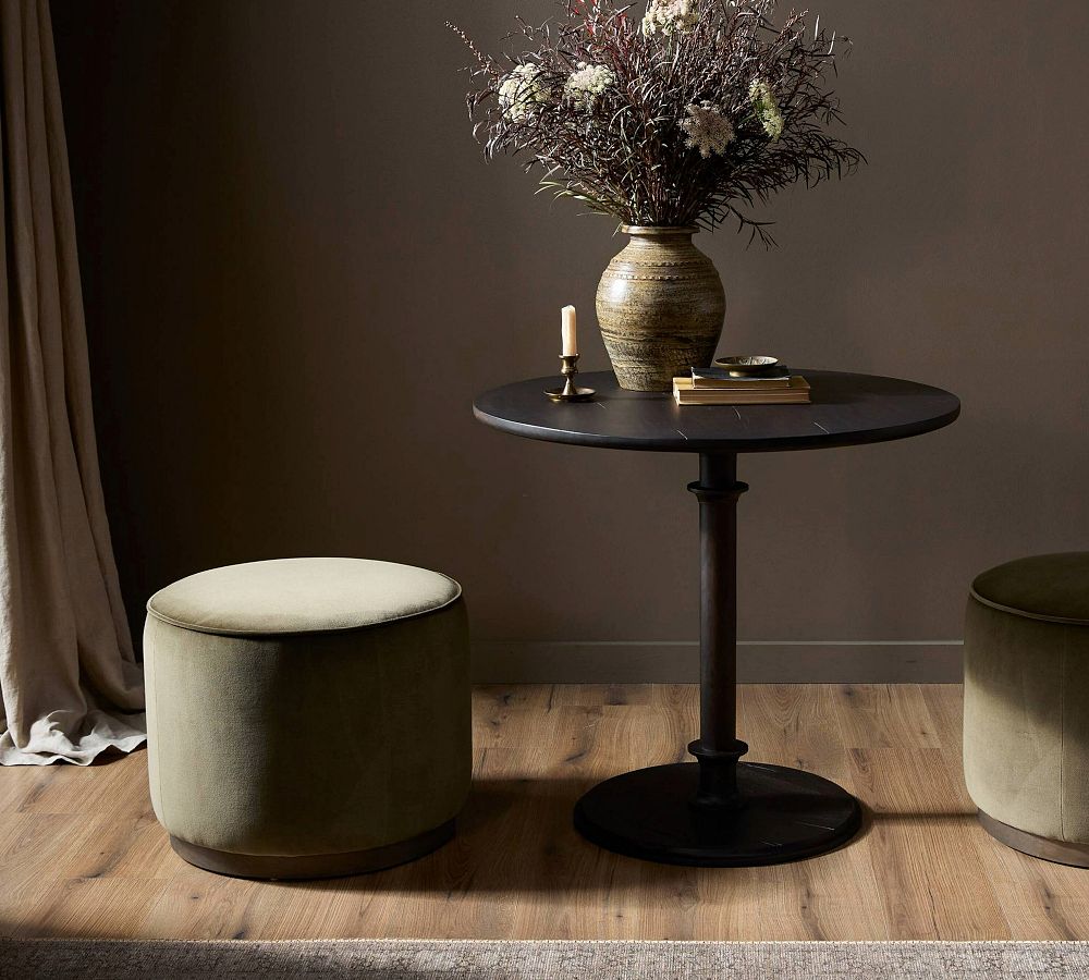 Caselle Round Reclaimed Wood End Table (33") by Pottery Barn