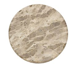 Liora Round Marble End Table (24")