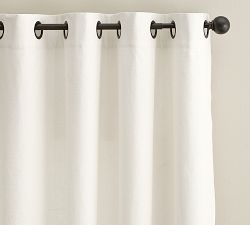 Open Box: Emery Linen Grommet Curtain