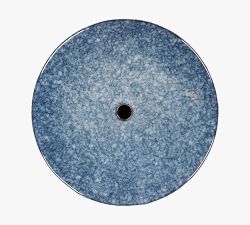 Willow Ceramic Round Outdoor Accent Table (13")