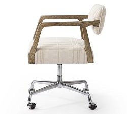 Beldan Upholstered Swivel Desk Chair
