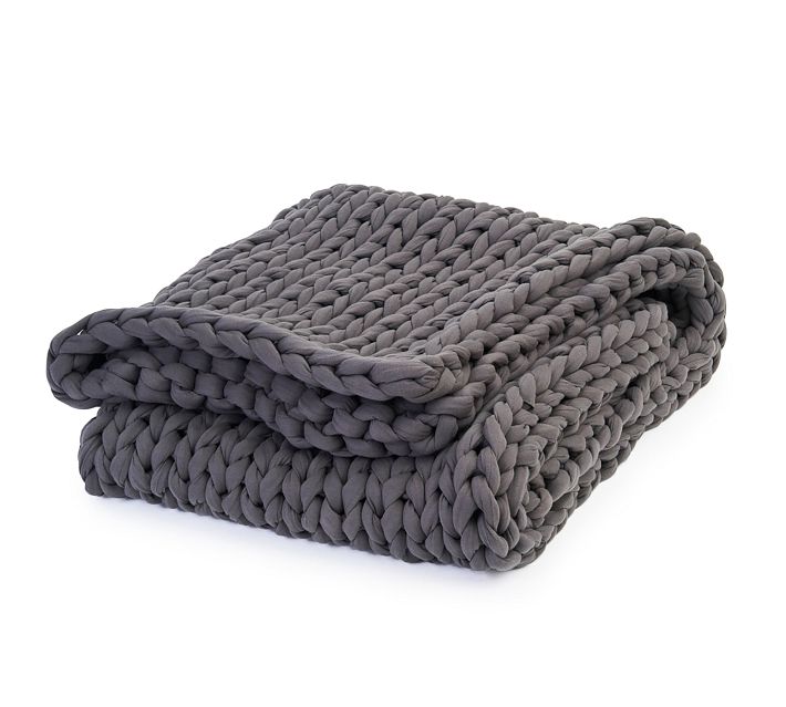 【Y】Bearaby Cotton Napper 加重ブランケット約7kg Bearaby Organic Cotton Napper Weighted Blanket | Pottery Barn