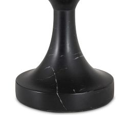 Mireya Round Marble End Table (16")