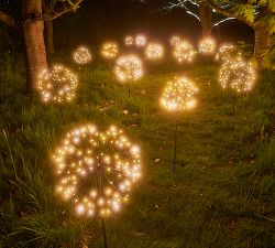 Solar Outdoor Lit Dandelion LED Lawn Stakes