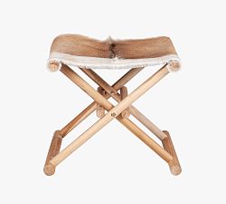 Sabriel Hair on Hide Folding Stool