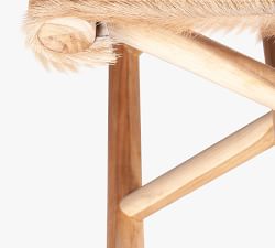 Sabriel Hair on Hide Folding Stool