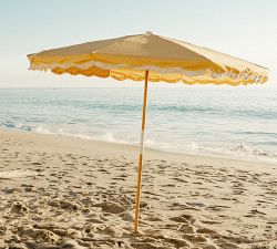 St. Tropez Scalloped Beach Umbrella