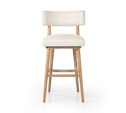 Pardy Upholstered Swivel Stool