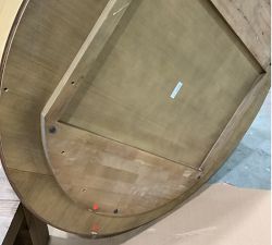 Open Box: Briggs Round Reclaimed Oak Coffee Table (55") - French Oak