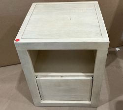 Open Box: Cayman Charging Nightstand (16") - Biscotti